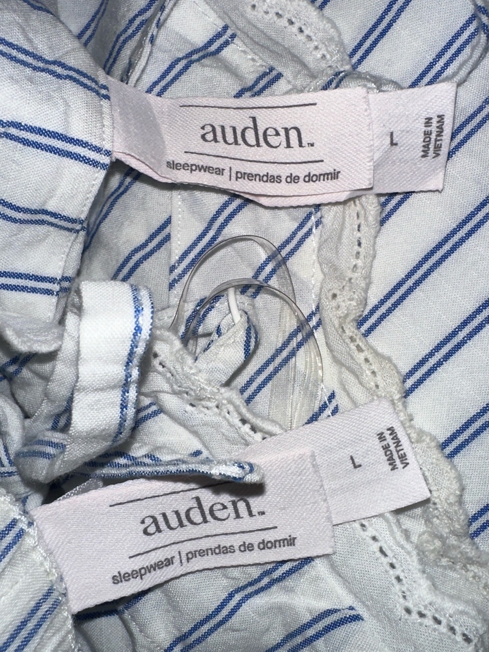Auden Cotton Blend Tank Top and Shorts Pajama Set. - Picture 8 of 9